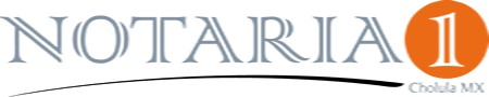 Logo Notaria 1 Cholula